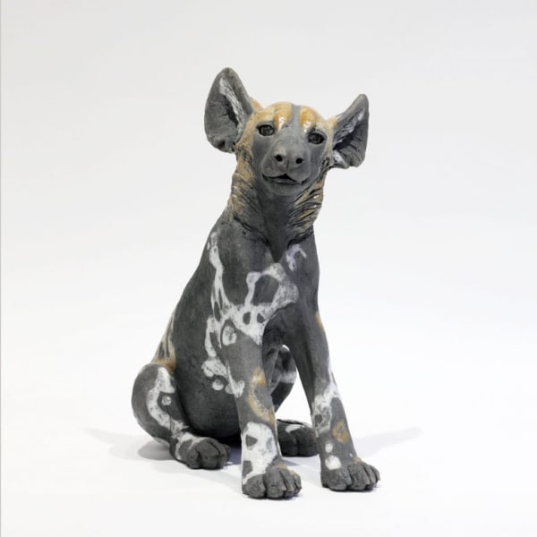 Nick Mackman, Wild Dog Pup Sitting Up III