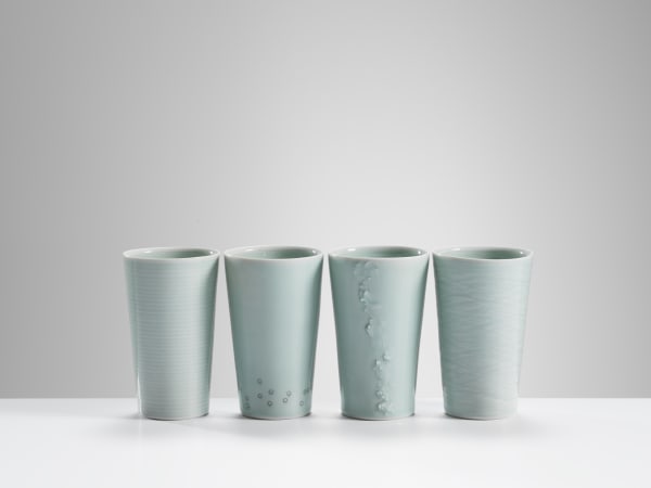 Chris Keenan, 87-90 celadon ‘pot-4-a-pint…ish’ beaker