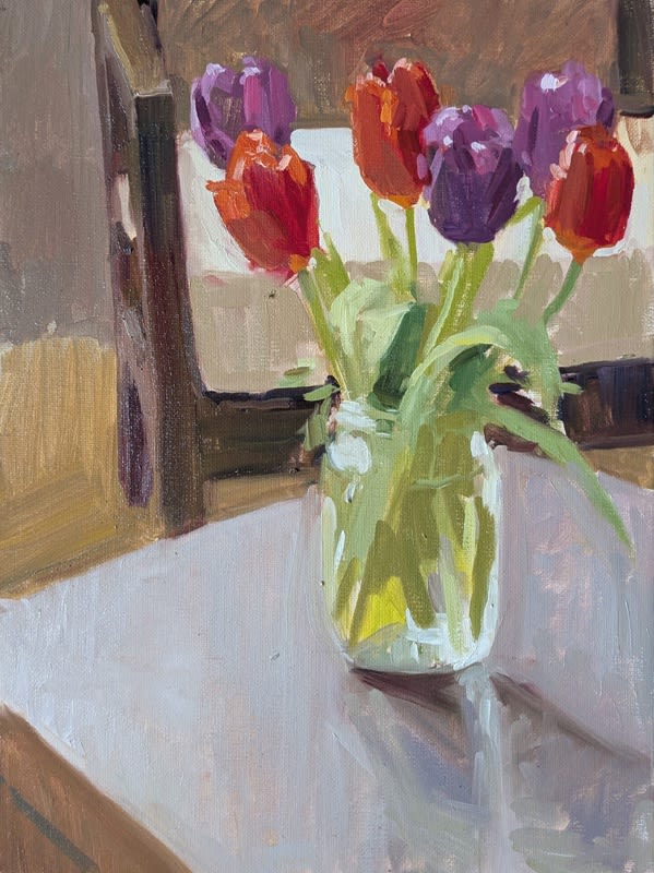Lotta Teale, Tulips on the Table