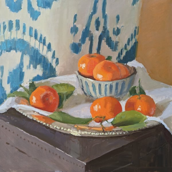 Lotta Teale, Tangerines With Ikat