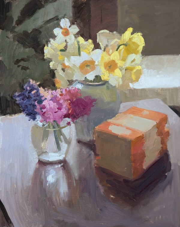 Lotta Teale, Mixed Narcissi and Hyacinths