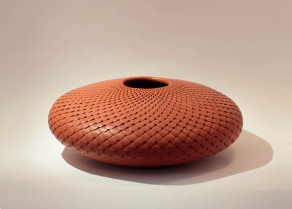 Michael Wisner, 29a. Large Red Cog Bowl