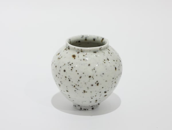 Adam Buick, 129. Miniature Moon Jar Landscape Study with stone