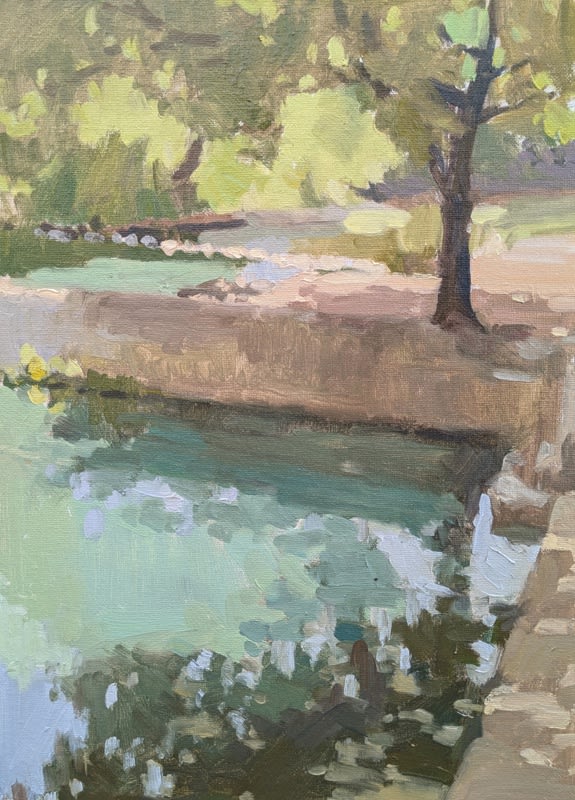 Lotta Teale, Roman Baths, Tuscany