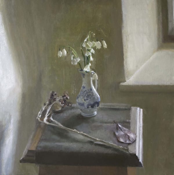 Katherine Jackson, Still Life with Snowdrops
