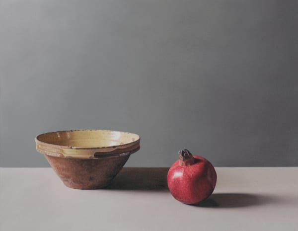Jo Barrett, Teracotta Bowl and Pomegranate