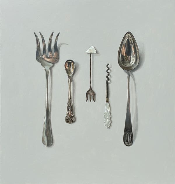 Rachel Ross, Flatware with Mother of Pearl Corkscrew