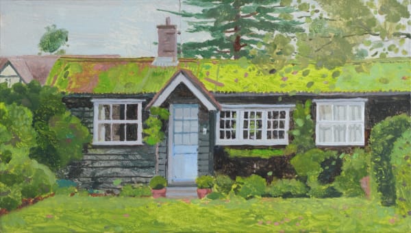 Mark Entwisle Thorpeness Bungalow Oil on Board 18 x 30 cm. £1,400