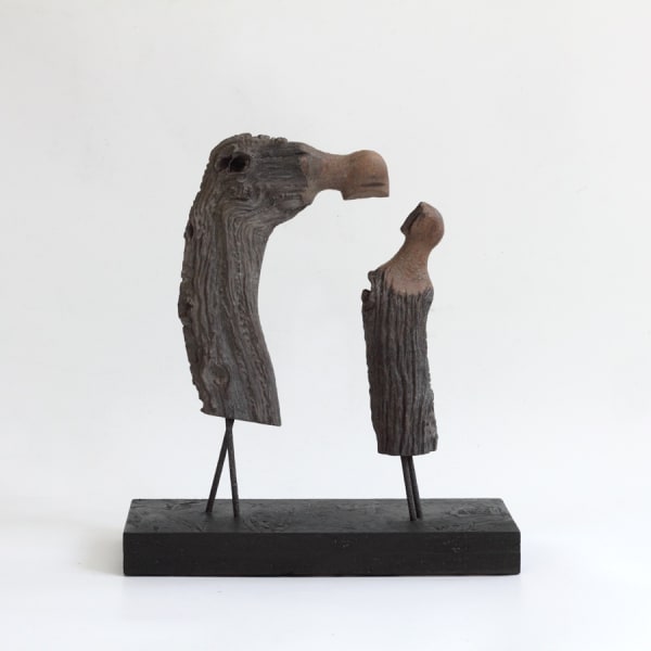 'Roger Hardy Empathy Found Wood, Earth Pigment 38 x 34 x 15 cm. £2,200