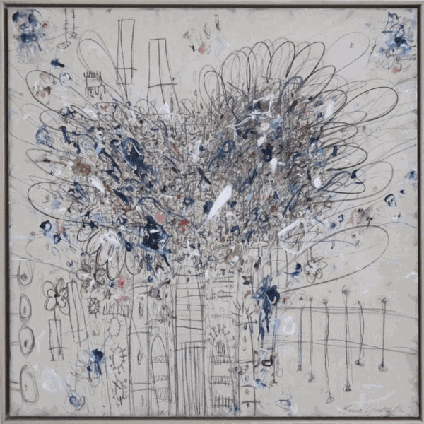 Karina Gentinetta, Blue Hydrangeas, 2023=4