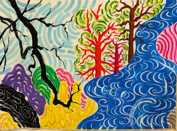 Kazumi Yoshida , Paysage Ikagura, 2023