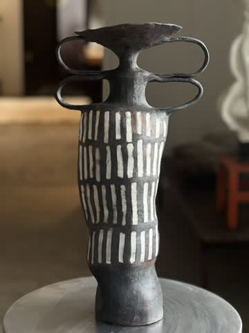 Brenda Holzke, Matchstick vessel, 2024