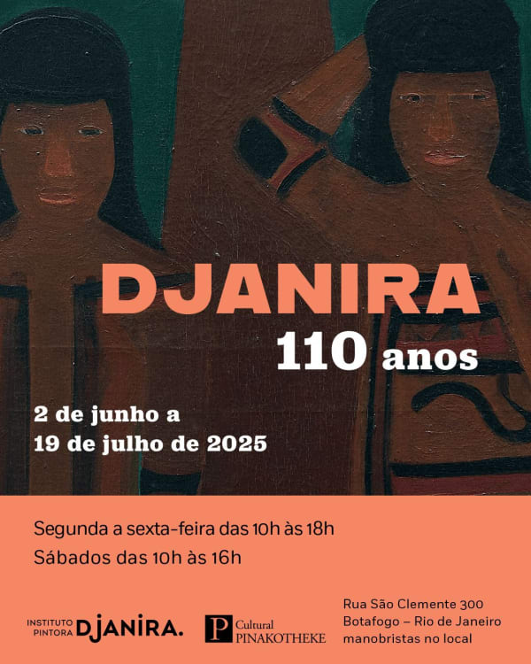 Exposição "Djanira - 110 anos", na Pinakotheke Cultural a partir de 2 de junho de 2025