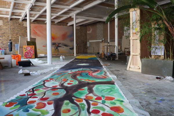 Sophie Von Hellermann Get Your Head Around It Work In Progress 1 2 Kunsthalle Wien 2025 Courtesy The Artist Photo Finbar Ward