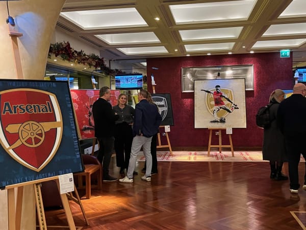 Its the Arsenal, Exhibition night Arsenal Diamond Club Lounge