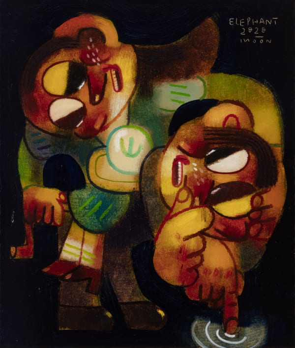 Elephant 45 5X53Cm Oil On Canvas 2020