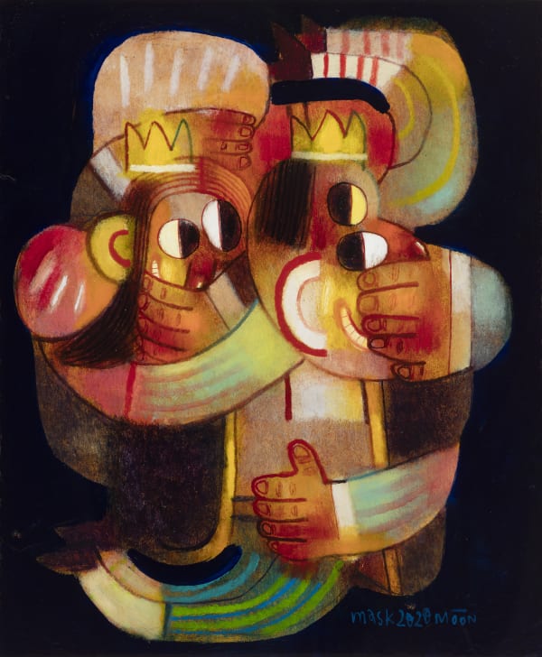 Mask 60 6X72 7Cm Oil On Canvas 2020