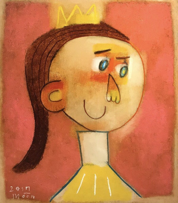 Crown Oil On Canvas 45 5X53Cm 2017 1