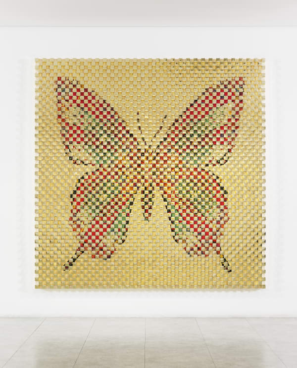 Eternal Sunshine Gold Leaf Gold Plated Injection Model Mother Of Pearl On Farbfilm Painting 2M10X2M10X7Cm 2018