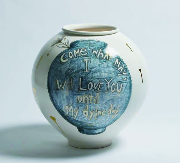 No Place Like Home I Love You Glazed Ceramic 50 50 50Cm 2011