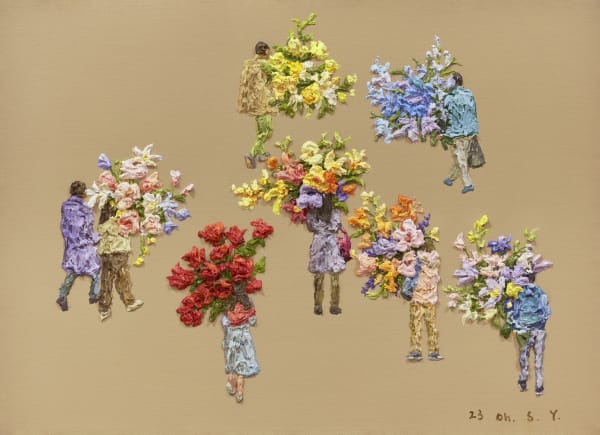 오상열 congratulations 2023 24x33cm Oil on canvas