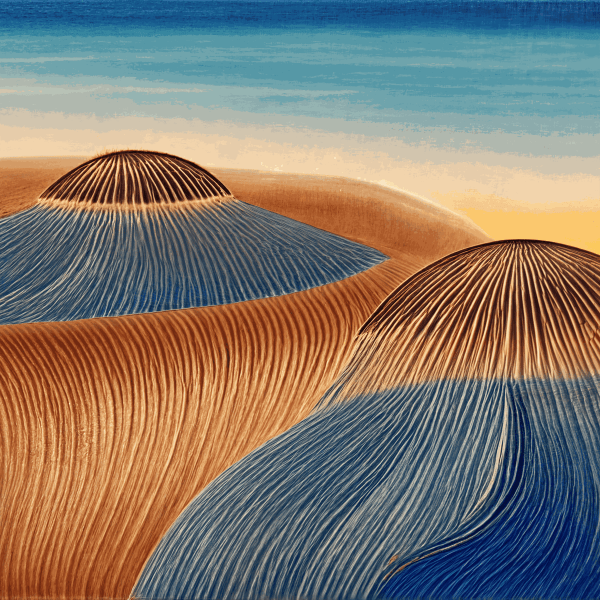 Obvious Thread of Clarity, 2024 signed with GAN model loss function in ink Two-layer Digigraphie® print on cotton texture paper, 4-Blacks deep overprint Framed: 127 x 127 cm