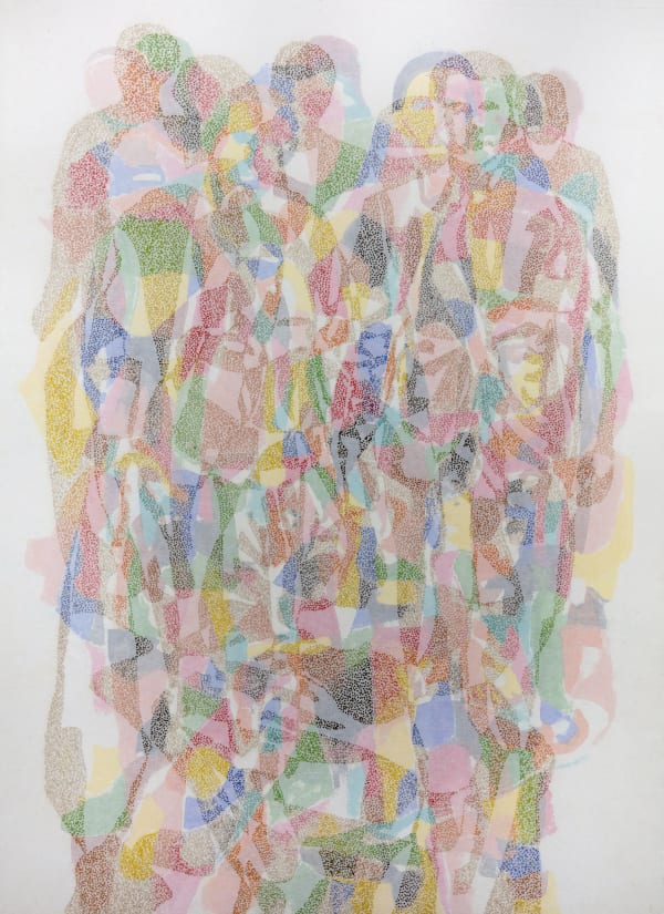 All kinds of things025-6 2025 91 x 130cm Incense Mixed media on hanji paper