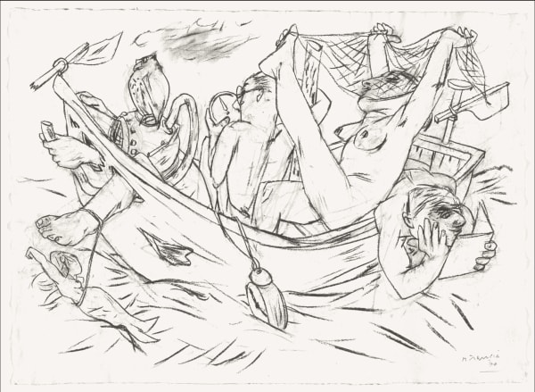 The Disparates, 1970 Charcoal on paper 55.9 x 78.1 cm Museum of Modern Art, New York