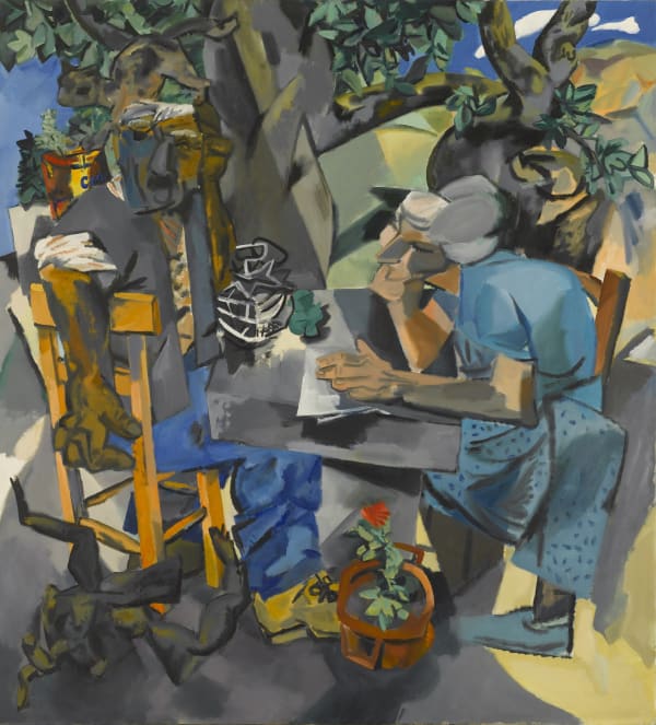 Monsieur et Madame Beylac, 1974 Oil on canvas 167 x 152cm Arts Council Collection