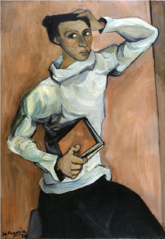 Anna Bostock I, 1954 Oil on canvas 115.5 x 80cm