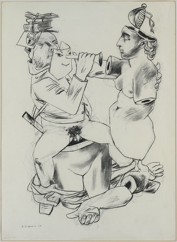 Disparates (Masculine Attitudes), 1974 Drawing 77 x 56.4cm