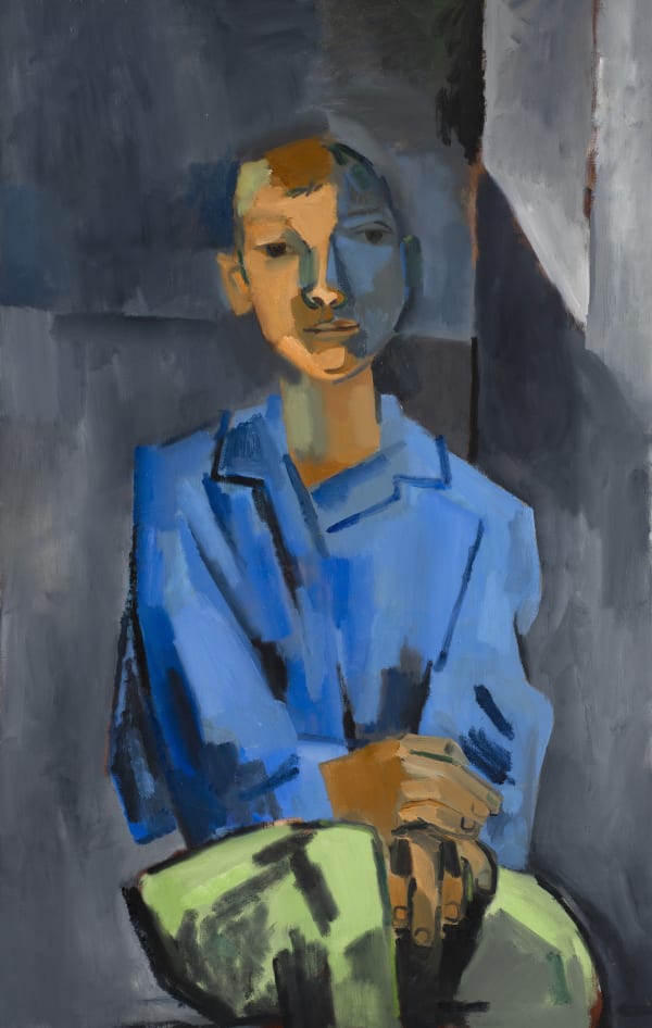 Portrait of a Boy, early 1970s? Oil on canvas 130 x 81cm