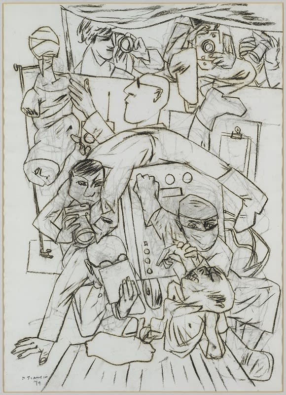 Disparates (No Clear Evidence of Atrocities), 1974 Drawing 77.4 x 51.6cm