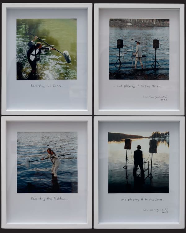 Christian Jankowski, Playing the Spree to the Moldau and Vice Versa , 2018