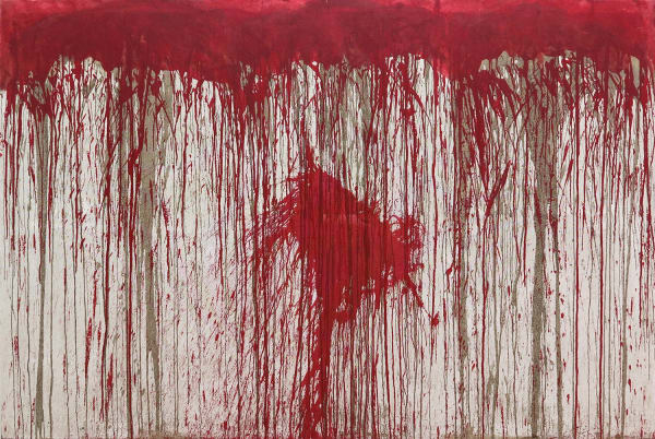 Hermann Nitsch, Schüttbild, 2010