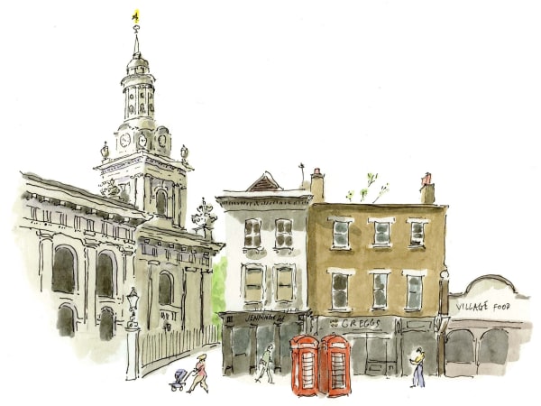 Marcus Patton SRUA, St. Alfege Church Greenwich