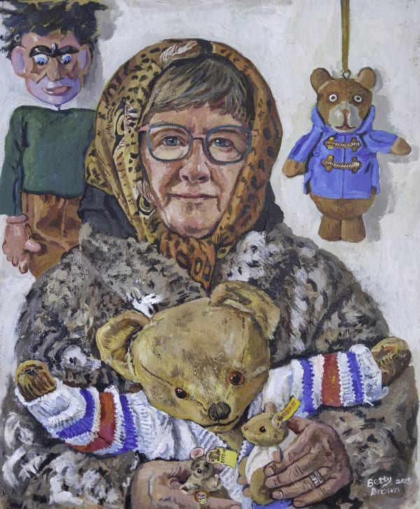 Betty Brown PPRUA, Self Portrait with Talismans