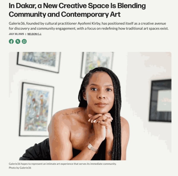 Okay Africa: In Dakar, a New Creative Space Is Blending Community and Contemporary Art