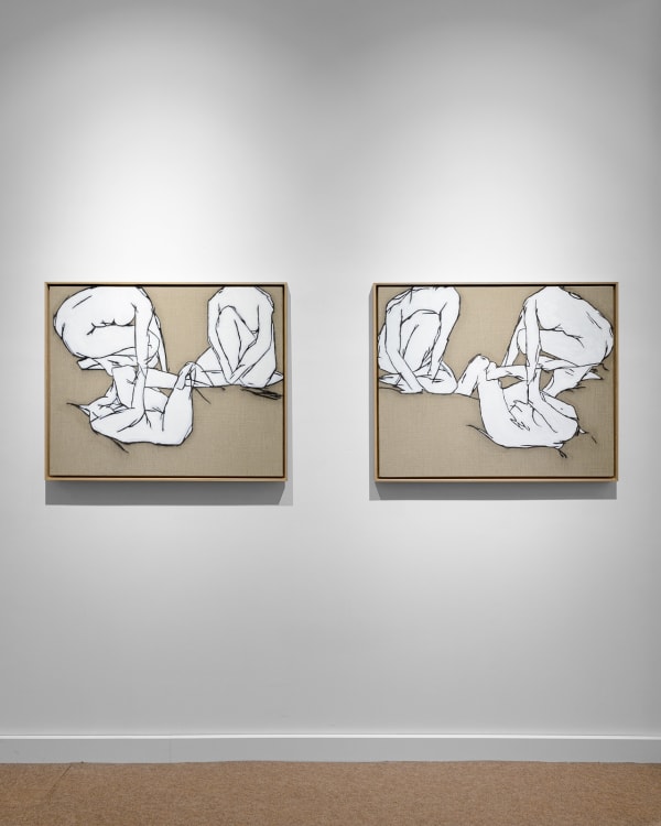 Mathieu Chavaren, Ecriture extérieure #6 and #7 , Marie, 2023