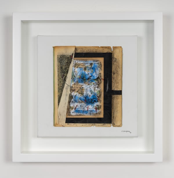 François Bonjour, PAGINA APERTA, 2024 Mixed media, 44 x 44 cm