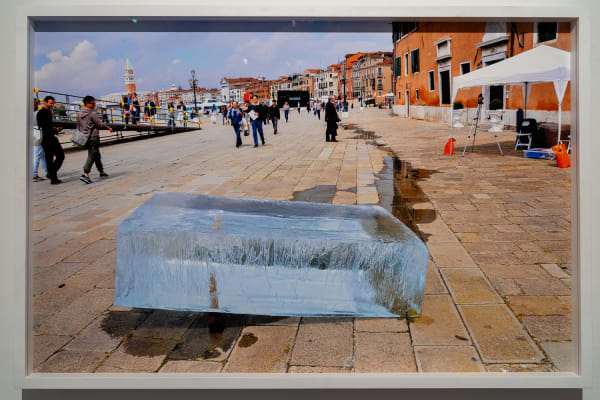 Stefano Cagol, The Ice Monolith, 2013 Fine art print on Hahnemuhle Bright White, Edition 1/3, 66 × 100 cm