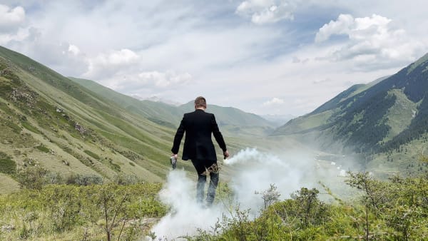 STEFANO CAGOL, We Are the Flood, 2025 Wallpaper video still, Edition 1/5, 236 × 420 cm