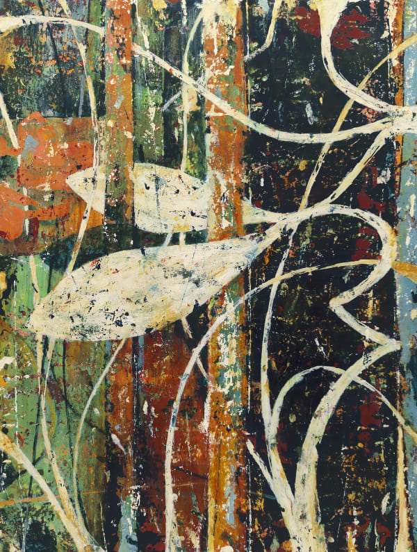 abstract painting by Bill Gingles titled Nightfall