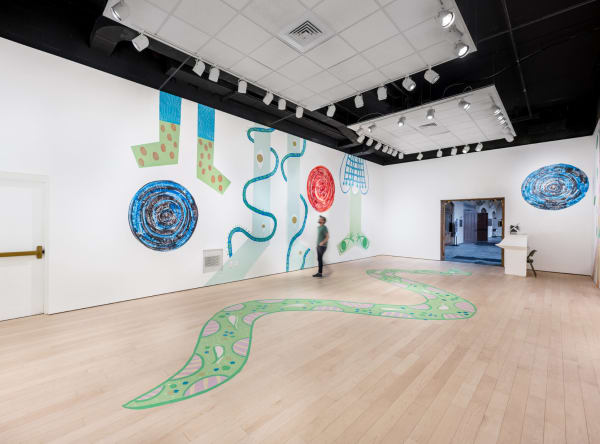 Installation view of On the Wall: Tamara Gonzales, 2021 in PCG's Reilly Gallery.