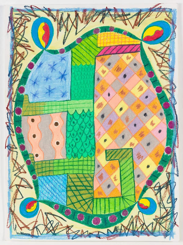 Tamara Gonzales, untitled, 2015. Colored pencil on paper. 15 x 11 inches. Courtesy the artist and Klaus von Nichtssagend Gallery, New York.