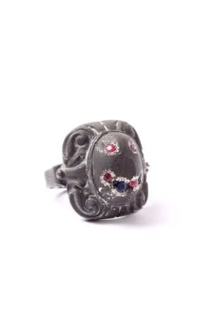 silver, rubies, sapphires