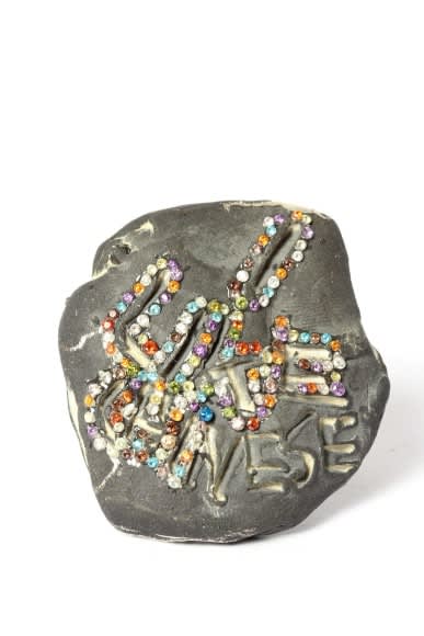 silver, cubic zirconia