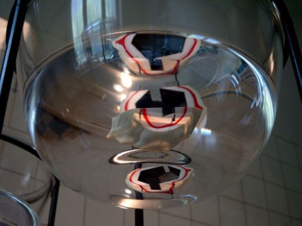 installation photo, Azoth brooch in water.