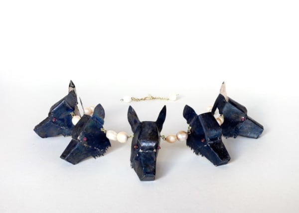Philip Sajet, Wolves neckpiece, 2022