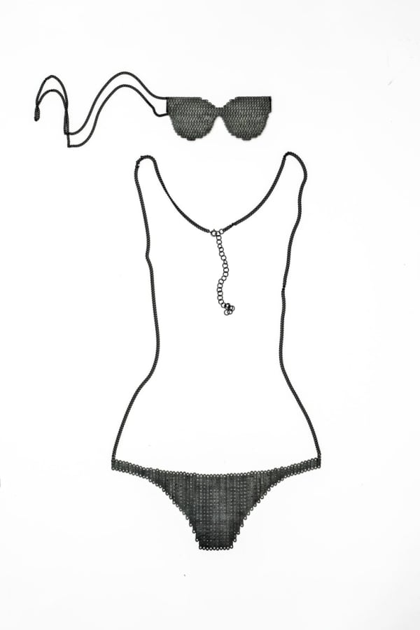 Veronika Fabian, Monokini & Sunglasses, 2022
